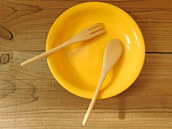 Kitchen Dish On Background