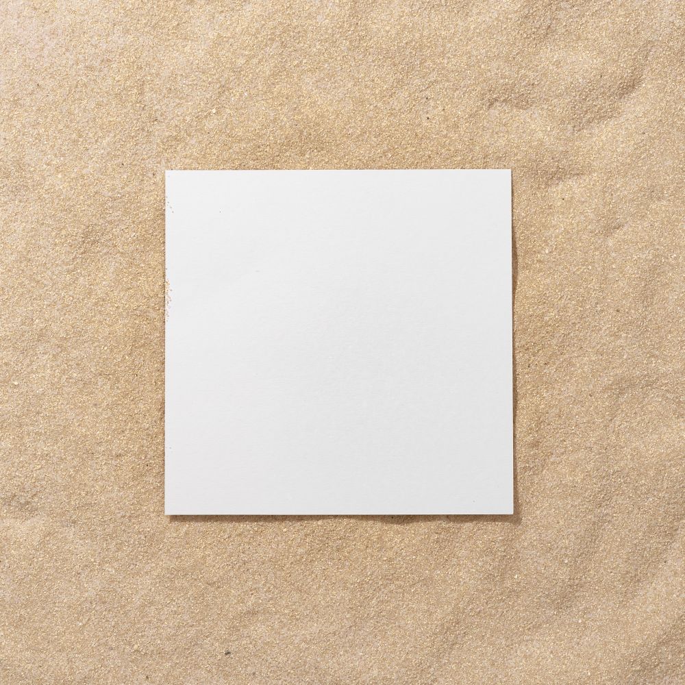 Sand with central square