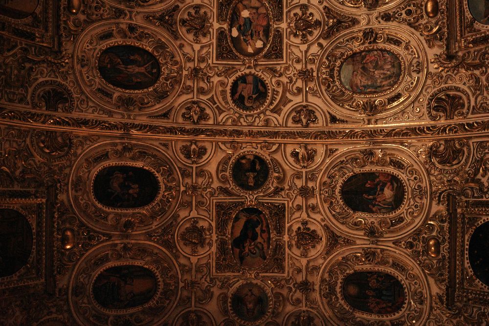 Roof of chapel in Oaxaca