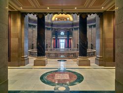 Interior of the State Capitol, Minnesota St. Paul P5rAP0