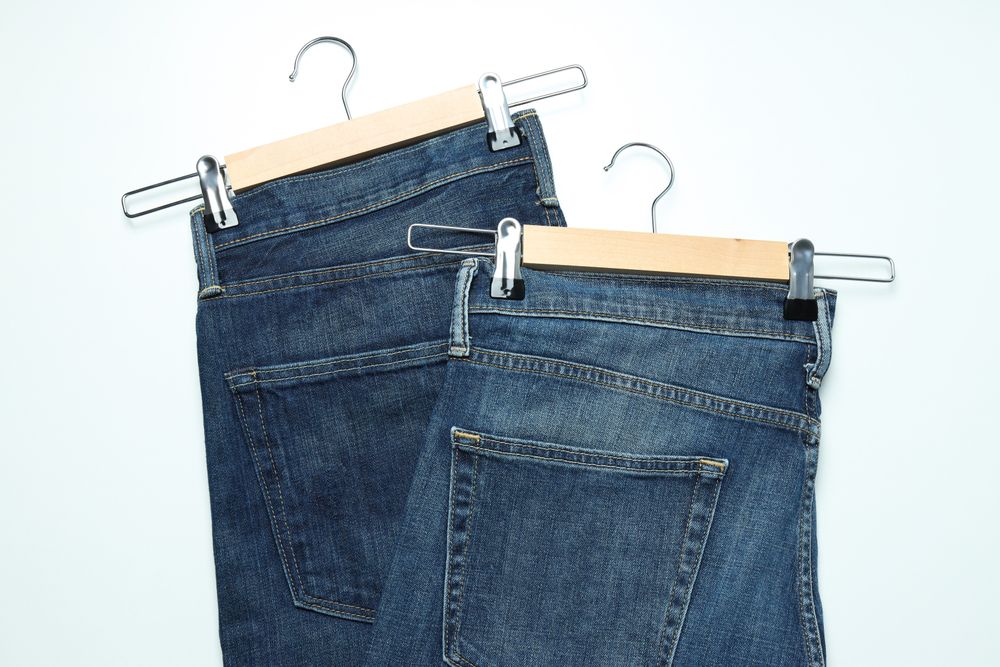 Concept of jeans, casual clothes concept, jeans as daily wear