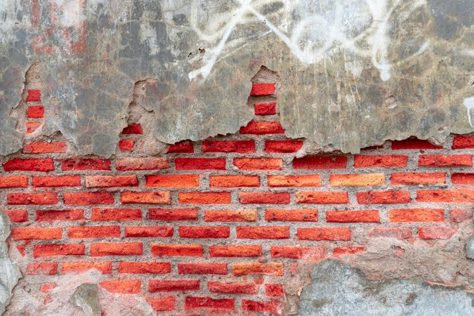 Brick stone wall