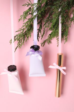 Concept of different cosmetics, different winter cosmetics