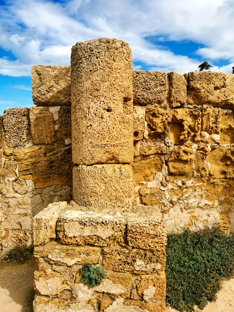 Ruins in Caesarea Maritima