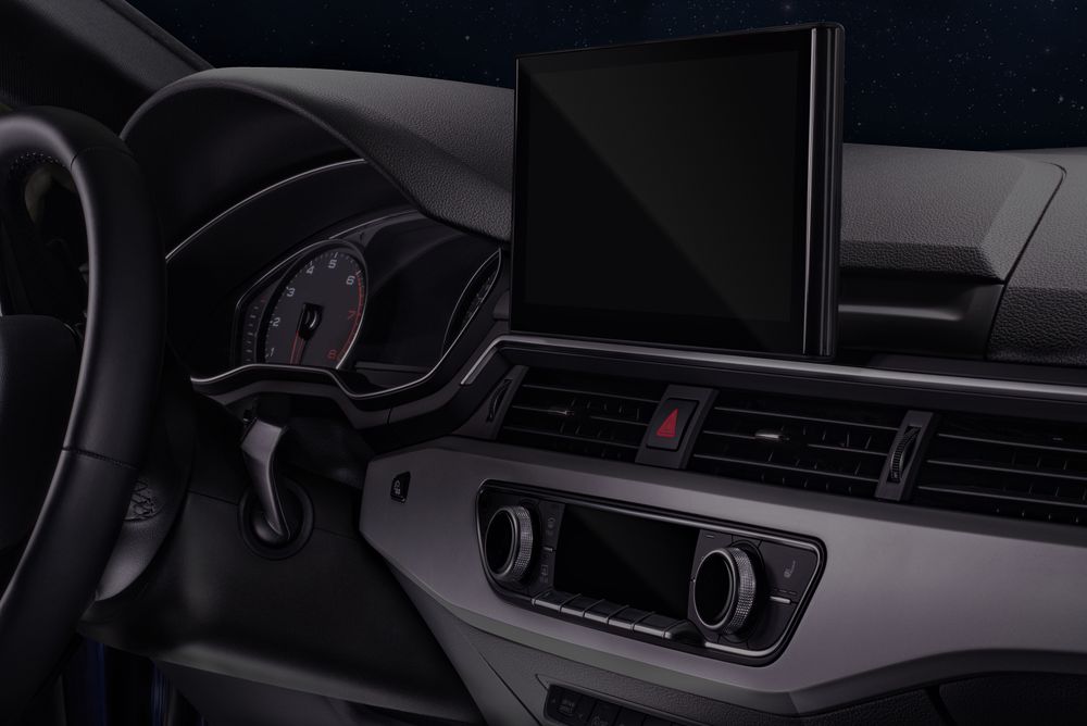 Luxury Car Interior Studio Shot