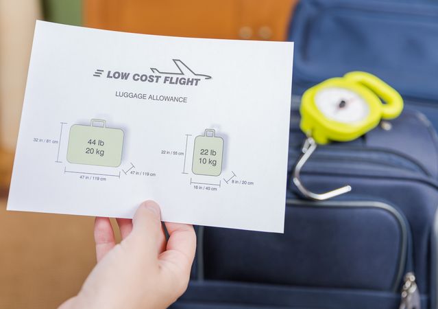 Low cost airlines luggage restrictions