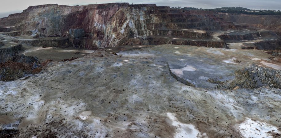 Mining terraces in Riotinto, Huelva