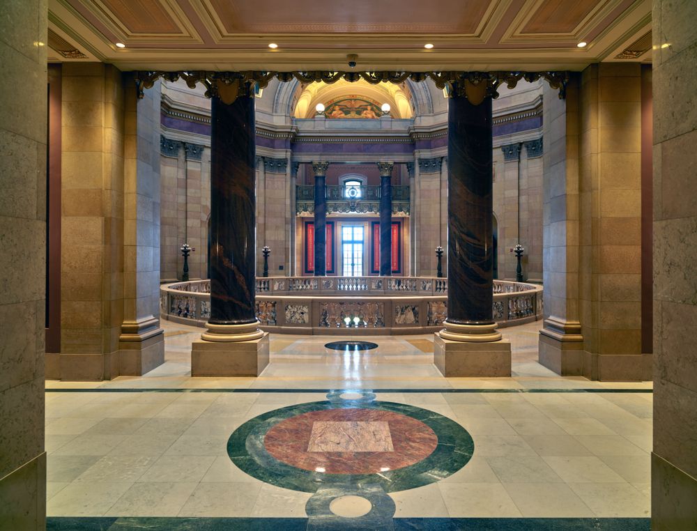 Interior of the State Capitol, Minnesota St. Paul