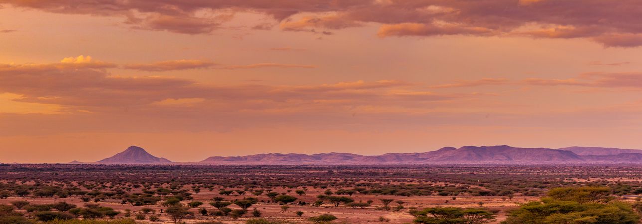 Kenya East Africa Landscapes Kalokol Lodwar Town Turkana Sunset Sunrise Highway Road Field Travels