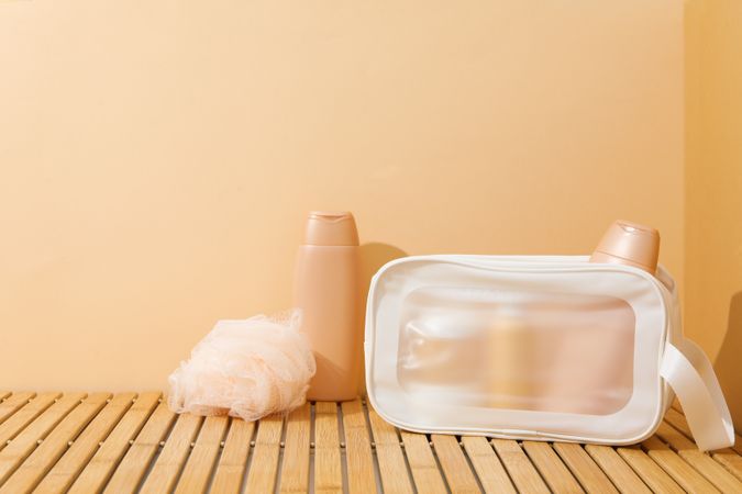 Toilet bag for different toilet and self care accessories