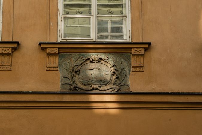 Decooration of the building in Old Prague
