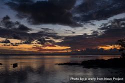 Orange and purple sunrise over the Indian Ocean 5ar2d4