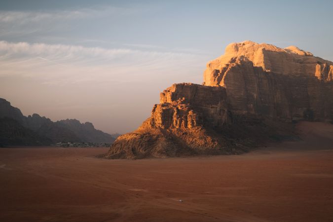 Landscape of Wadi Rum desert