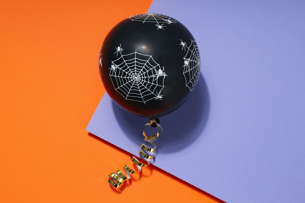 Concept of Halloween mood, Halloween vibes balloon