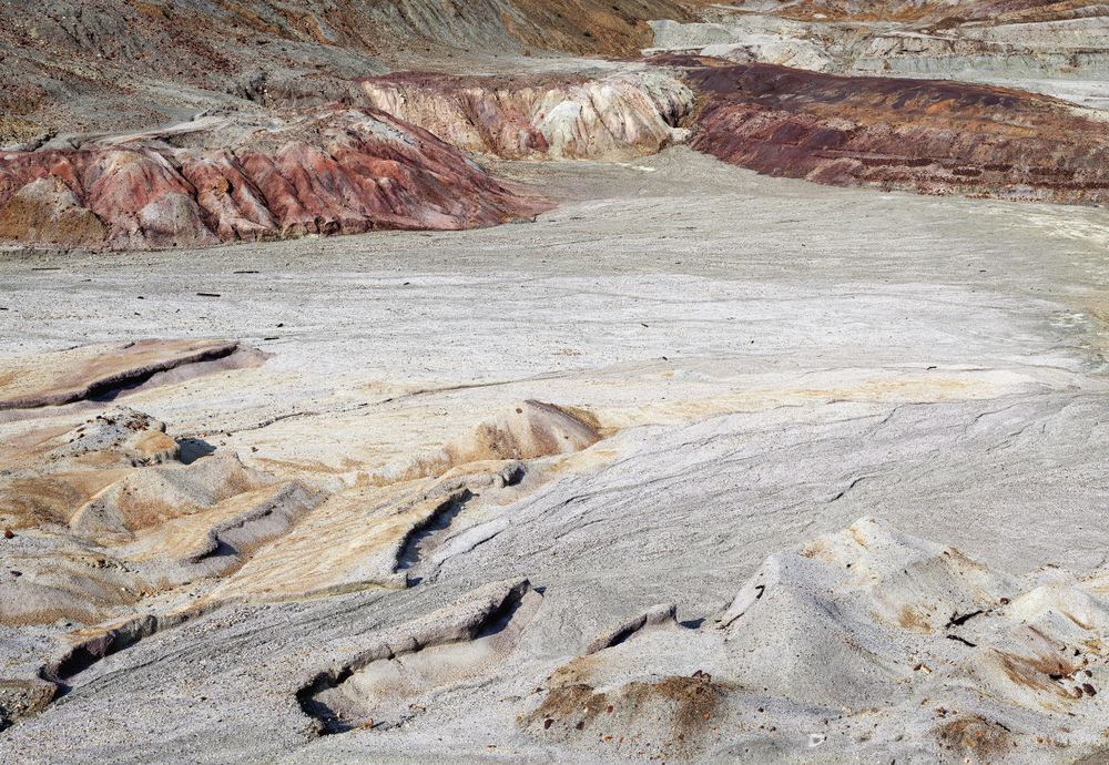 Mining terraces in Riotinto, Huelva