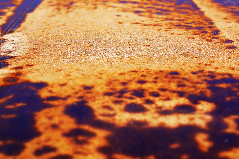 Old metal with corrosion texture