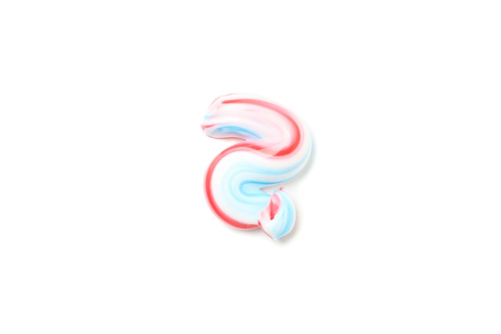 Toothpaste isolated on light background. Dental care