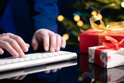 Corporate holiday greetings and business planning.
