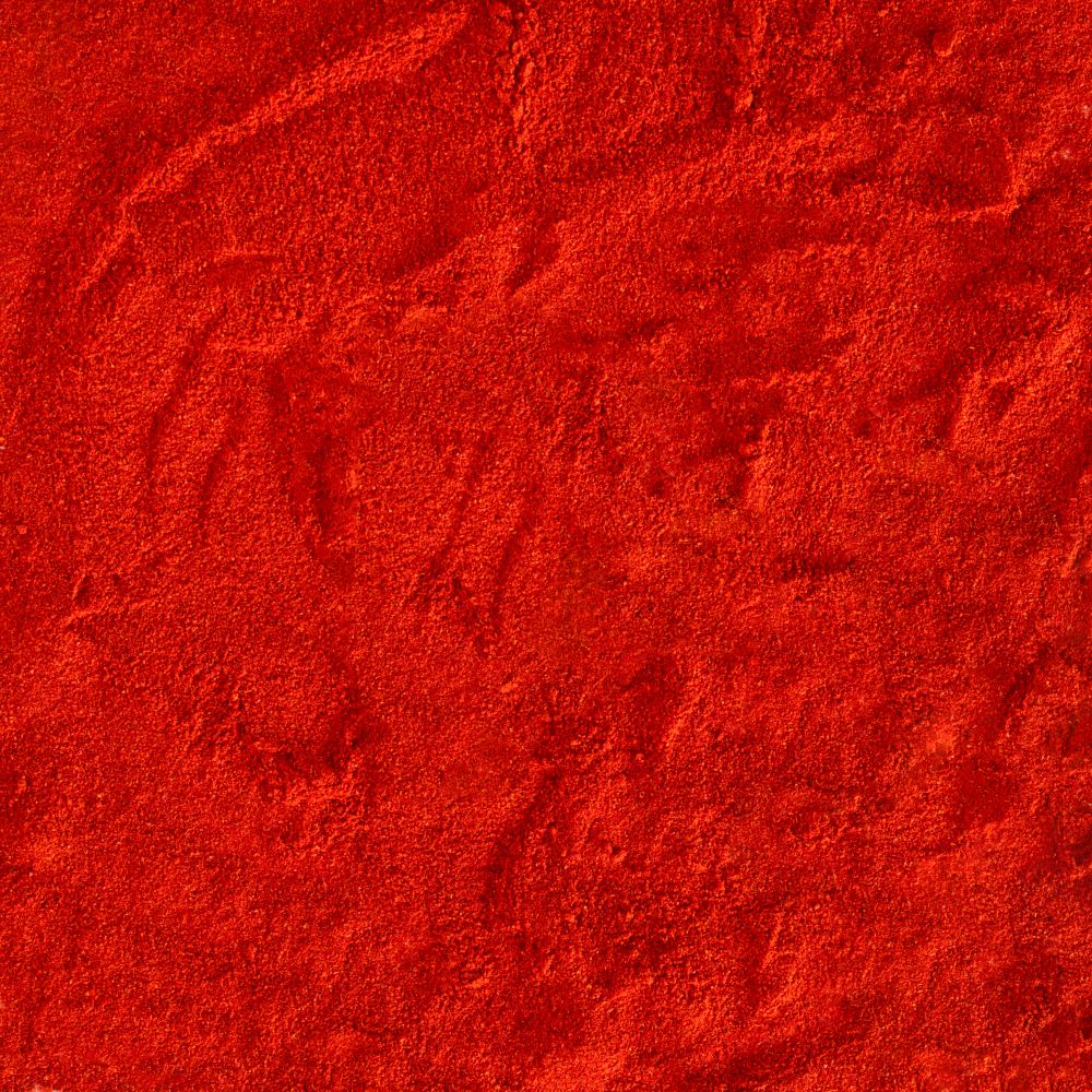 Red dust top view