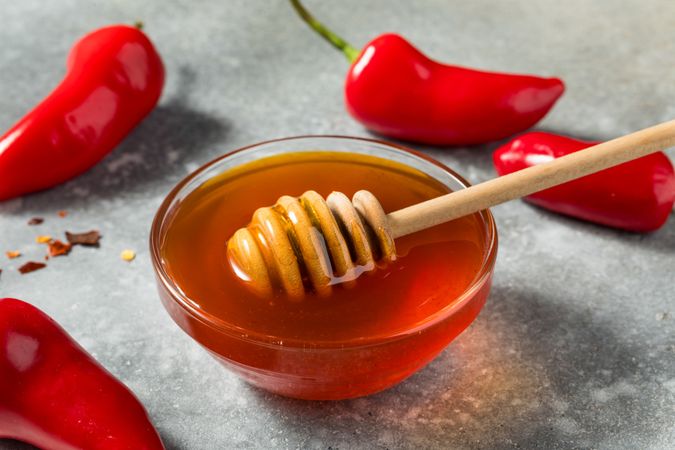 Organic Raw Spicy Hot Honey