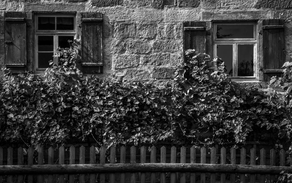 Vintage german house facade