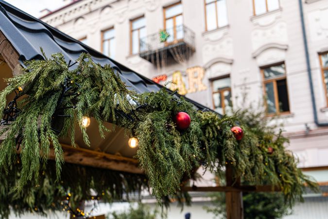 Holiday illumination in Tbilisi's downtown
