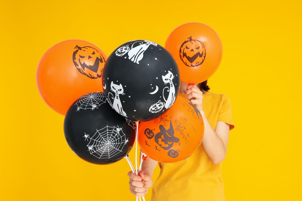 Concept of Halloween mood, Halloween vibes balloon