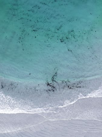 Aerial shot of sea