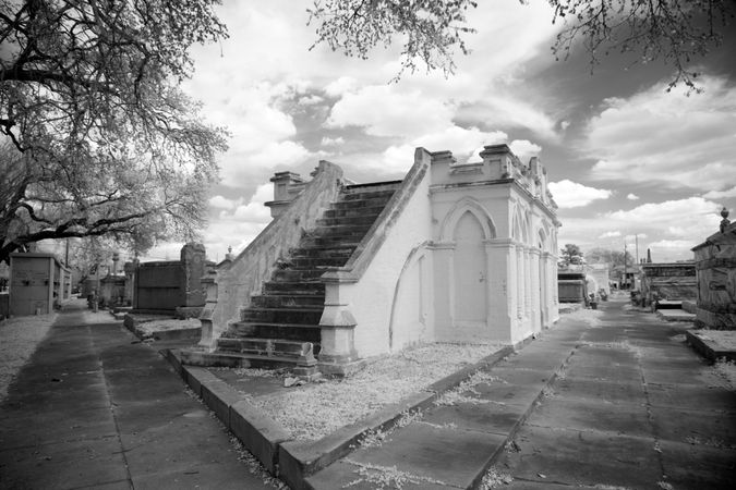 Cities of the Dead Cemetery tombs in New Orleans, Louisiana