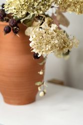 Dried flowers, educational still life for drawing.
