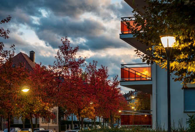 New modern high-rise residential apartments in Strasbourg