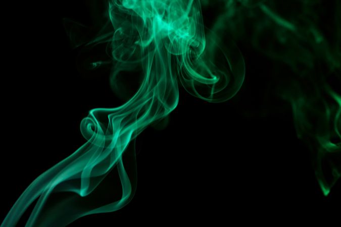 Smoke on dark background