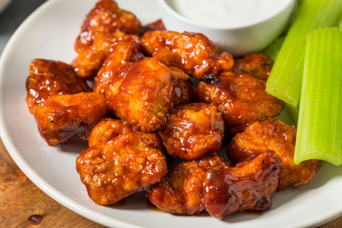 Homemade Boneless Barbecue Chicken Wings