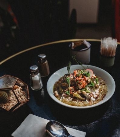 arabic dish with meat and vegetables