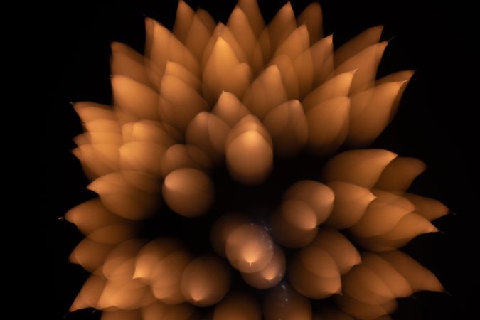 Bright fireworks on night sky