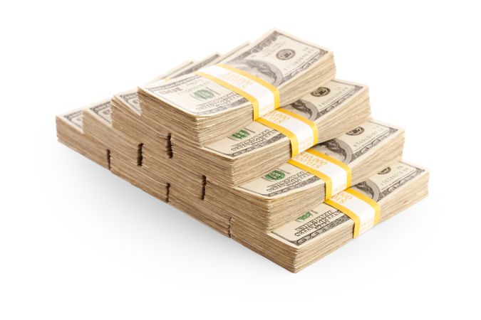 Pyramid of 100 Thousand Dollars