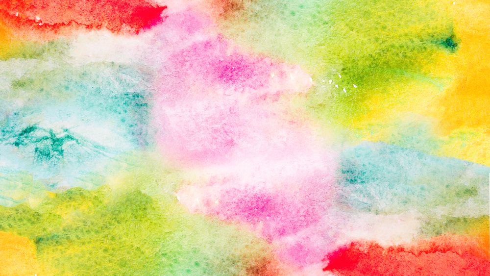 Abstract vibrant grunge watercolor background