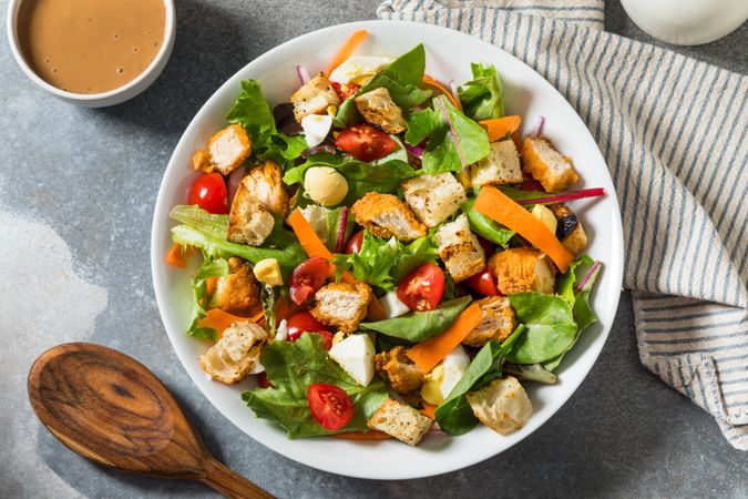 Organic Healthy Italian Salad