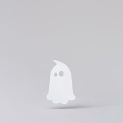 Ghost outline on light  background