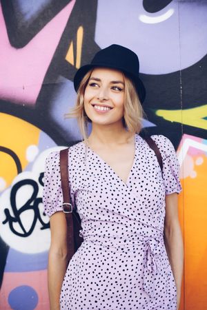 Portrait of casual young woman
