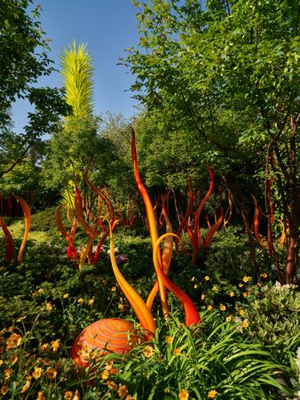 Chihuly Garden and Glass Exhibit at the Seattle Center in Seattle, Washington