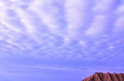 Hill and wonderful blue sky