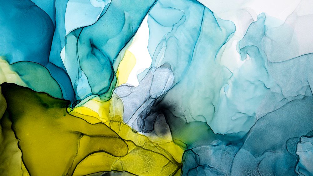 Modern art with Alcohol Ink