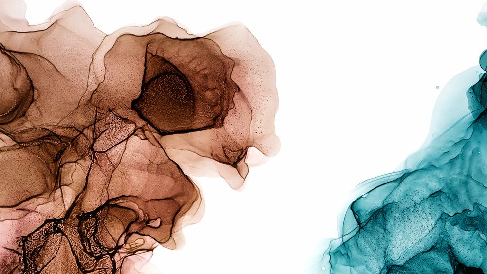 Alcohol ink abstract