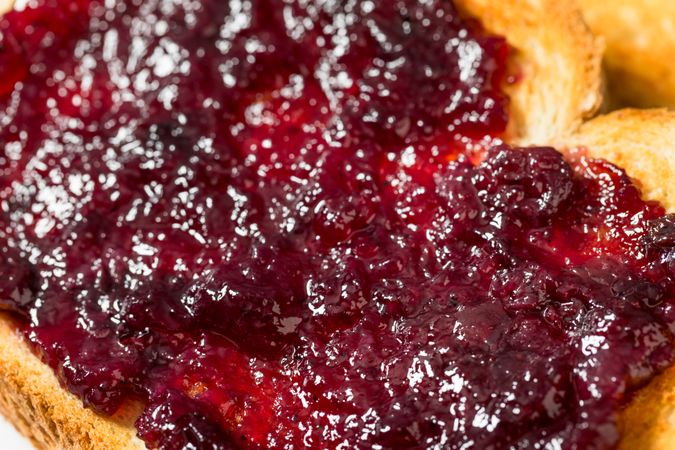 Sweet Healthy Blueberry Jelly and Toast