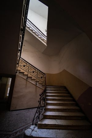 Staircase of old Tbilisi architecture