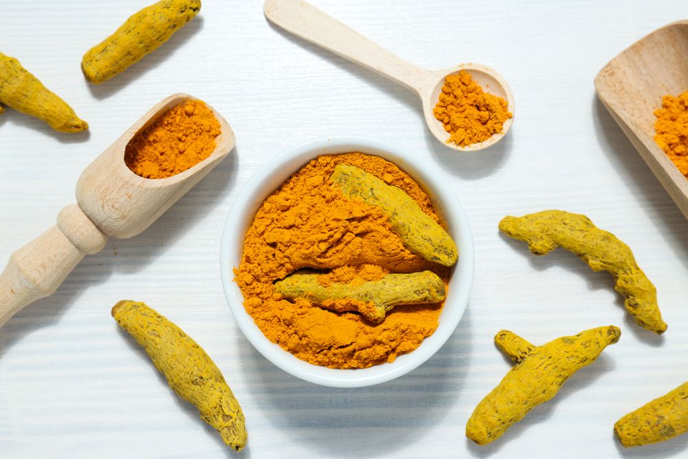 Fragrant seasoning - turmeric, one of the main ingredients in Indian curry
