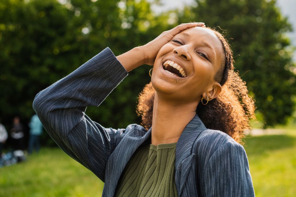 Joyful Moment in the Park