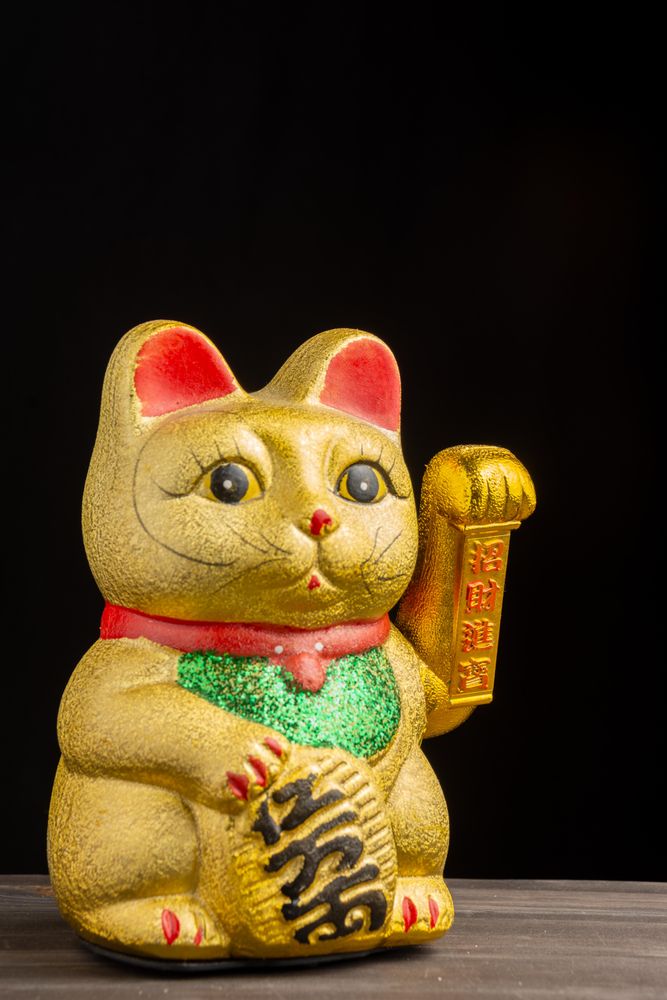 Japanese lucky fortune cat