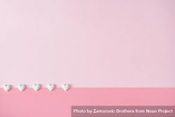 Pink background with hearts 4mj6zb